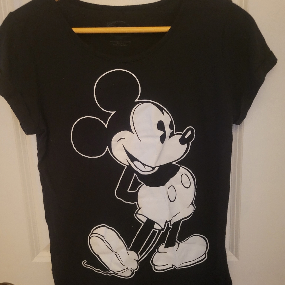 Disney Black T-Shirt with White Logo